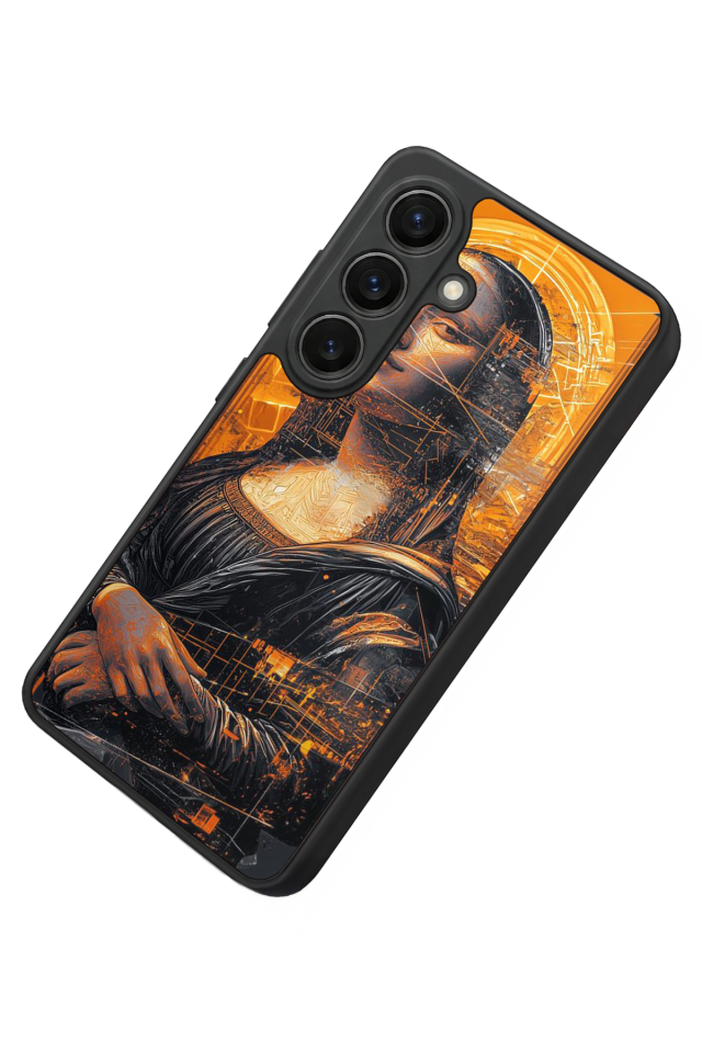 Samsung Galaxy S26 Uyumlu Monalisa Tasarımlı Glossy Premium Kılıf