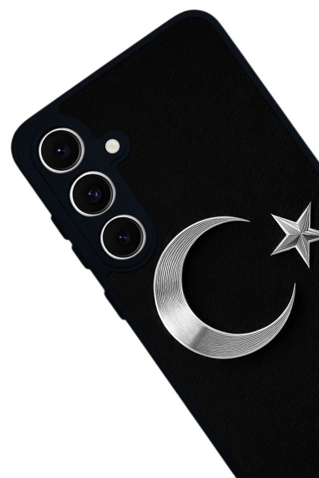 Samsung Galaxy S24 FE Uyumlu Türk Bayragi Tasarımlı Glossy Premium Kılıf