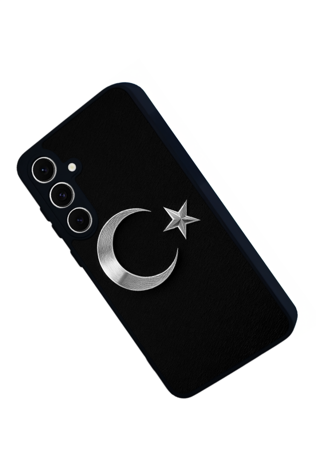 Samsung Galaxy S24 FE Uyumlu Türk Bayragi Tasarımlı Glossy Premium Kılıf
