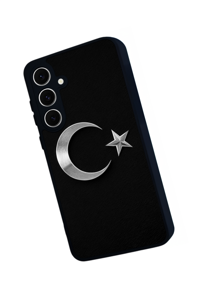 Samsung Galaxy S24 FE Uyumlu Türk Bayragi Tasarımlı Glossy Premium Kılıf