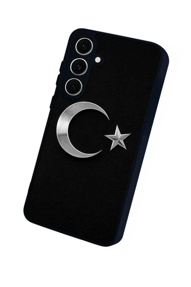 Samsung Galaxy S24 FE Uyumlu Türk Bayragi Tasarımlı Glossy Premium Kılıf