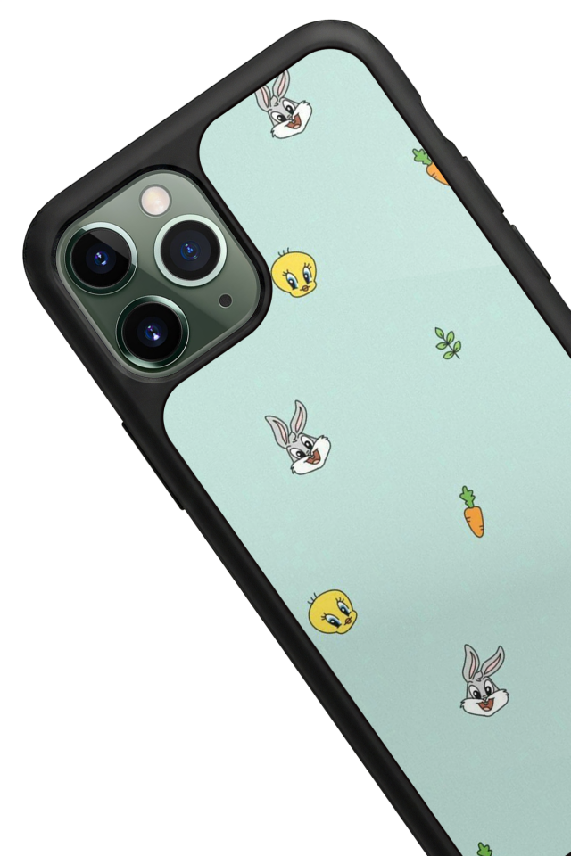 iPhone 11 Pro Uyumlu Tweety Tasarımlı Glossy Premium Kılıf