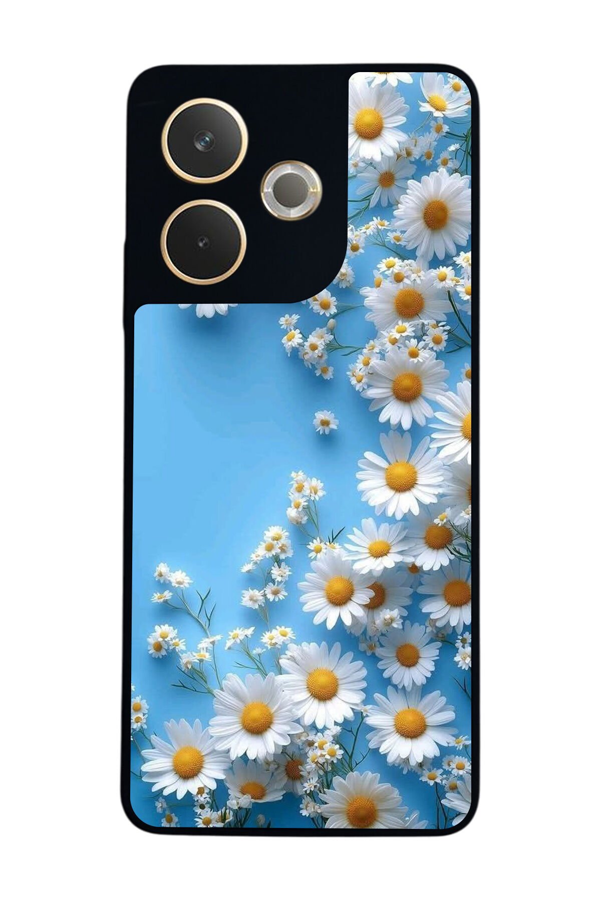 Oppo A5 Pro Uyumlu Cicek Tasarımlı Glossy Premium Kılıf