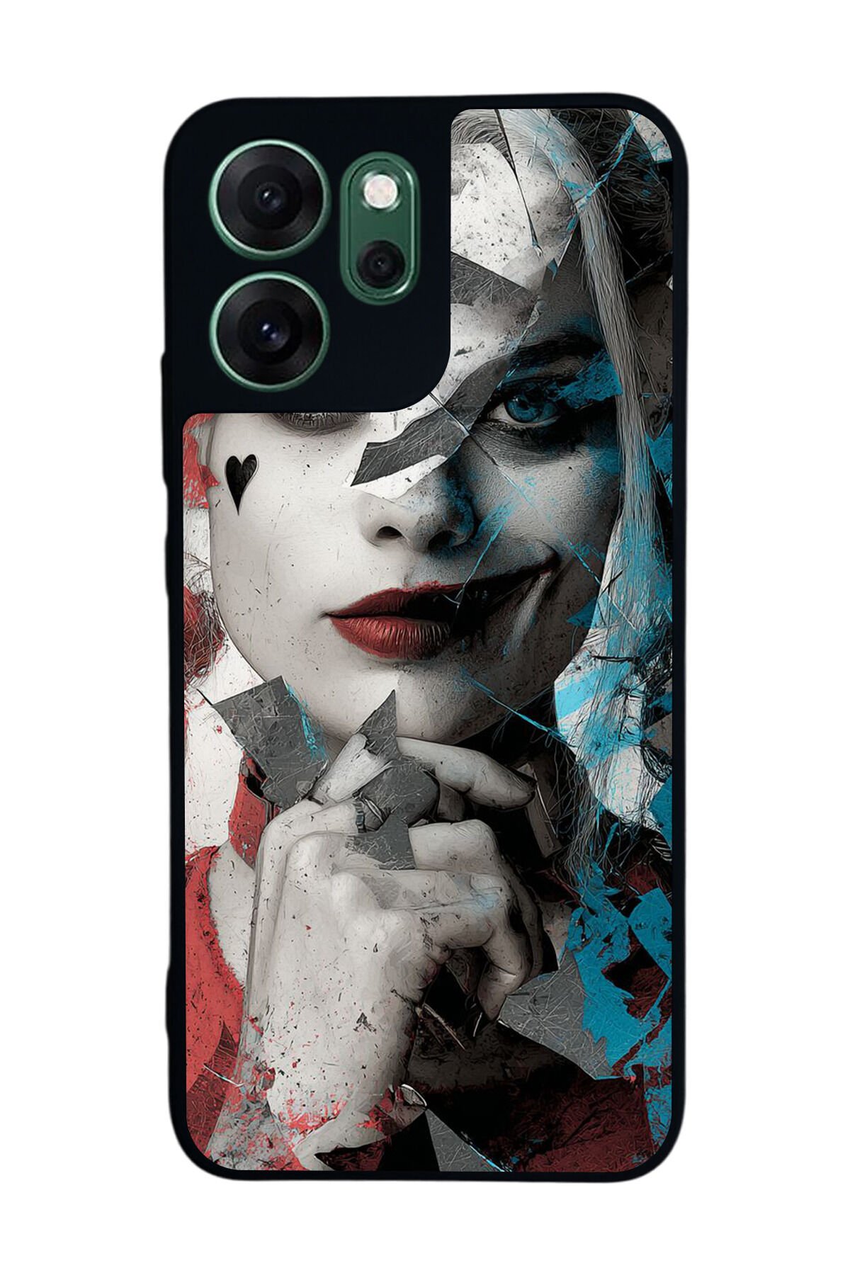 Oppo Reno 14F Uyumlu HarleyQueen Tasarımlı Glossy Premium Kılıf