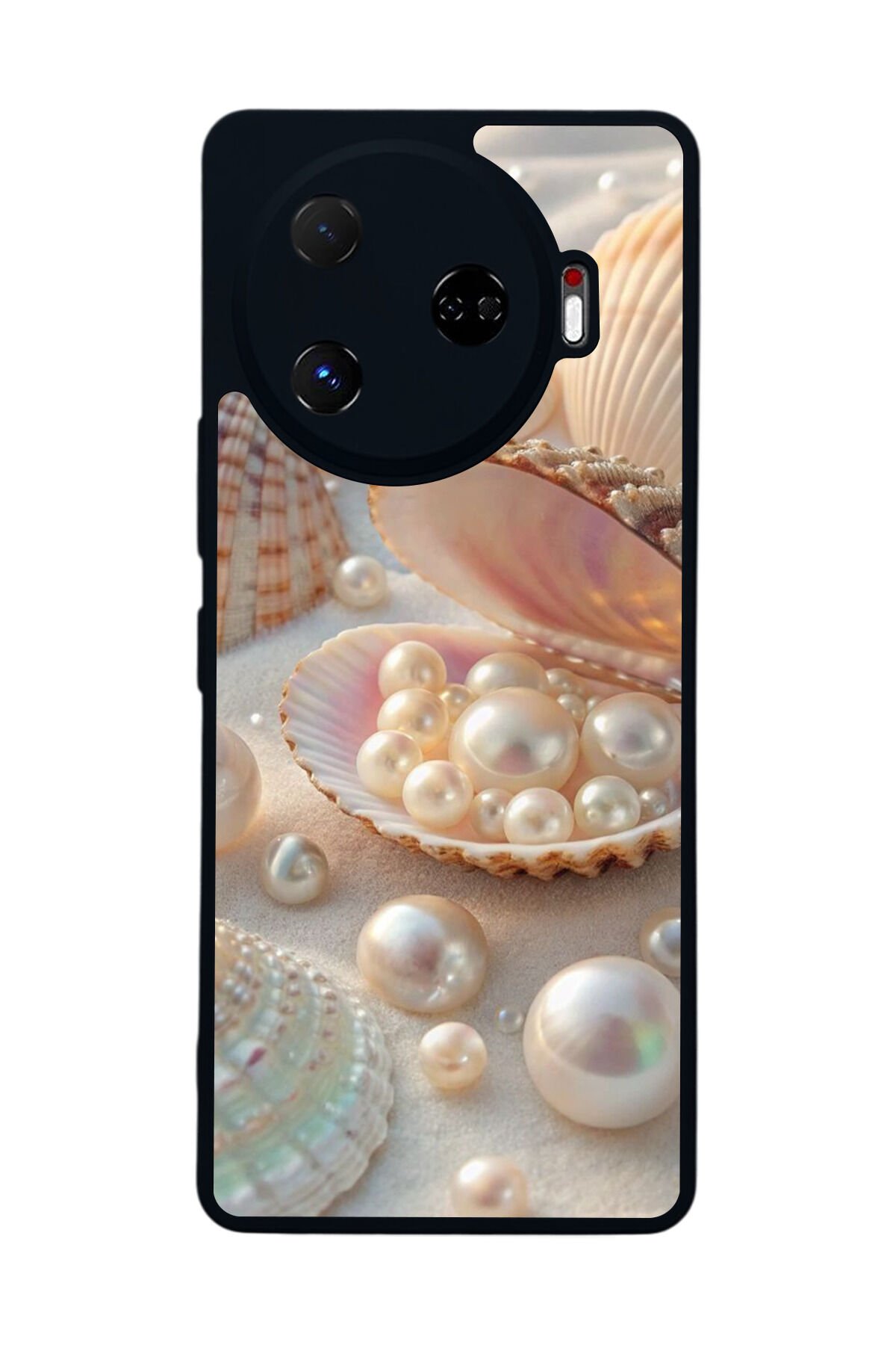 Tecno Camon 30 Pro Uyumlu İnci Tasarımlı Glossy Premium Kılıf