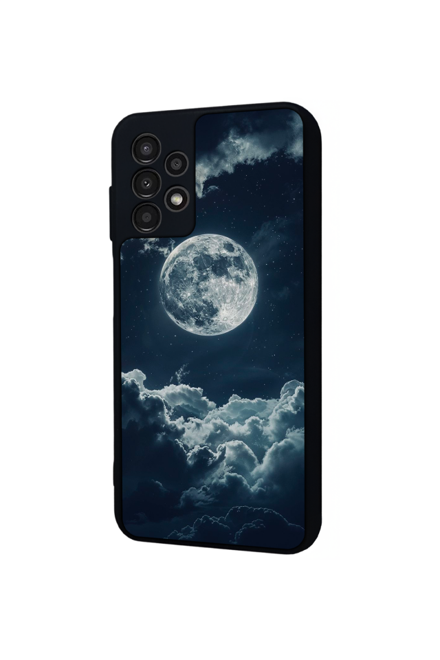 Samsung Galaxy A23 Uyumlu Ay Tasarımlı Glossy Premium Kılıf