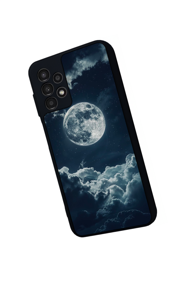 Samsung Galaxy A23 Uyumlu Ay Tasarımlı Glossy Premium Kılıf