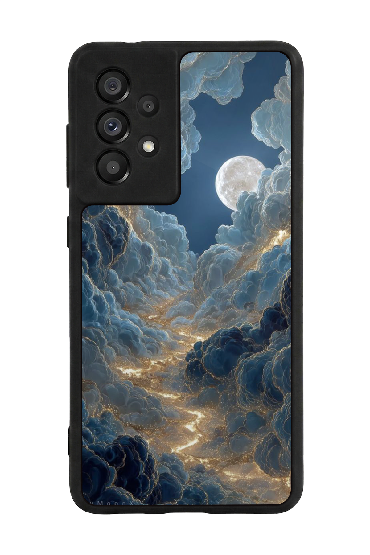 Samsung Galaxy A73 Uyumlu Ay Tasarımlı Glossy Premium Kılıf