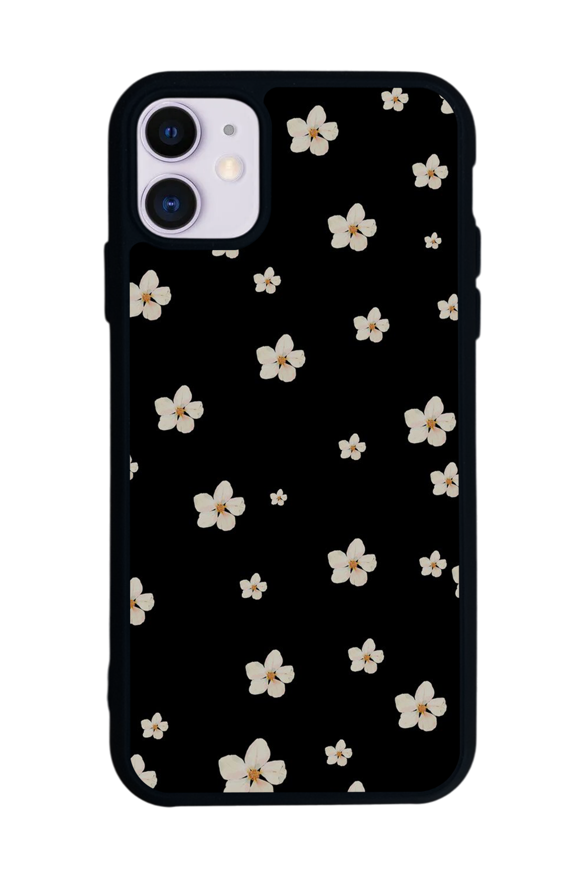 iPhone 11 Uyumlu Cicek Tasarımlı Glossy Premium Kılıf