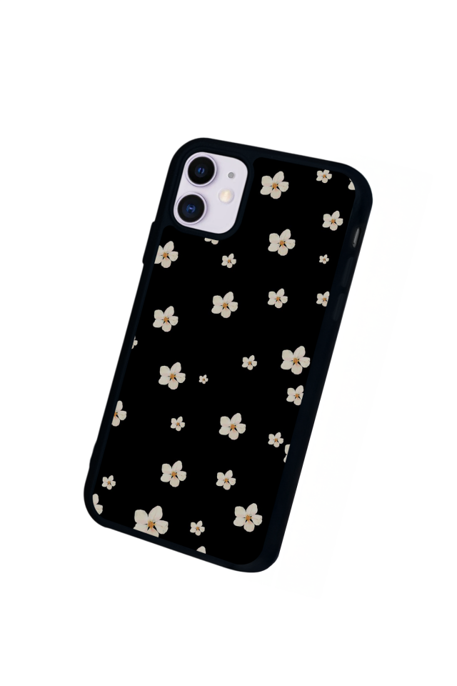 iPhone 11 Uyumlu Cicek Tasarımlı Glossy Premium Kılıf