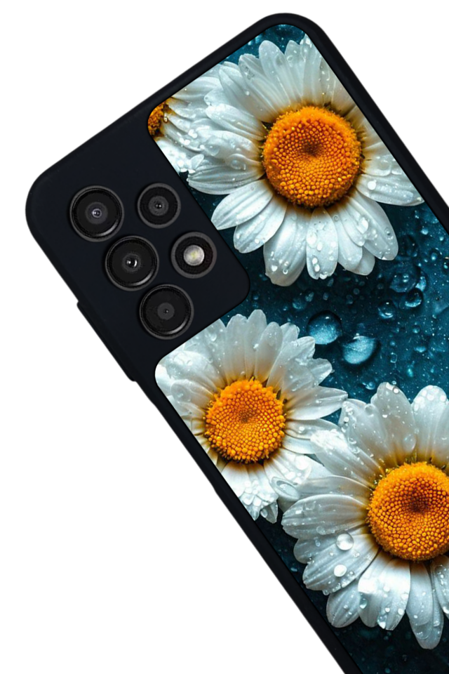 Samsung Galaxy A13 Uyumlu Cicek Tasarımlı Glossy Premium Kılıf
