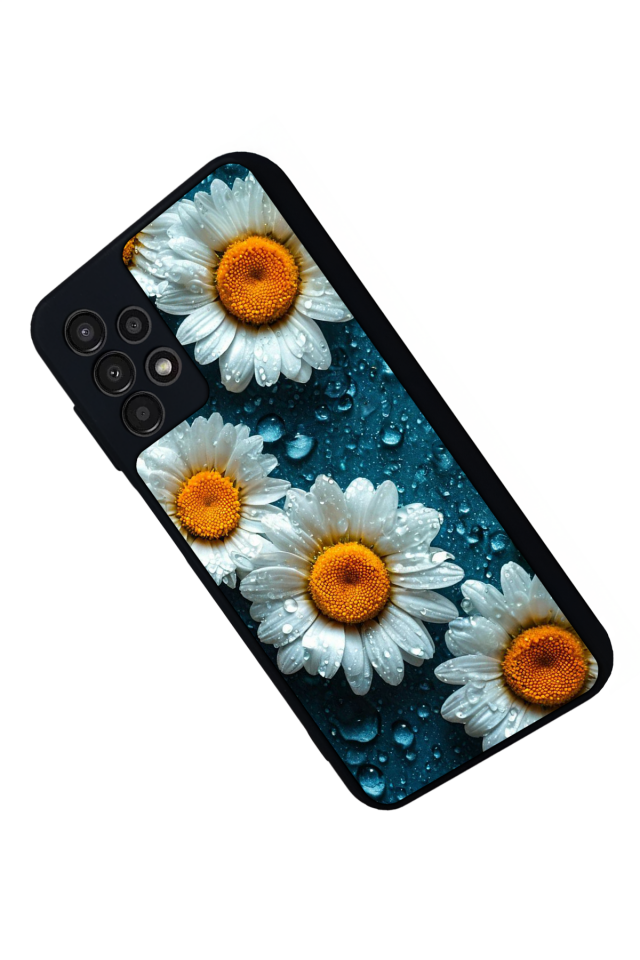 Samsung Galaxy A13 Uyumlu Cicek Tasarımlı Glossy Premium Kılıf
