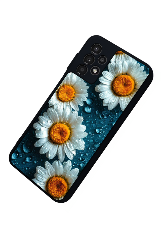 Samsung Galaxy A13 Uyumlu Cicek Tasarımlı Glossy Premium Kılıf