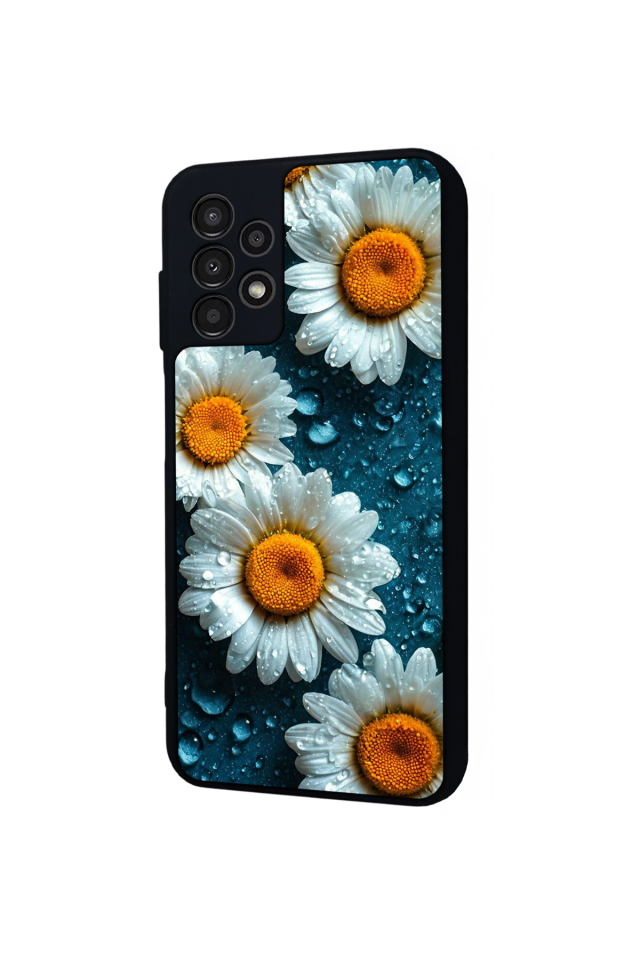 Samsung Galaxy A13 Uyumlu Cicek Tasarımlı Glossy Premium Kılıf