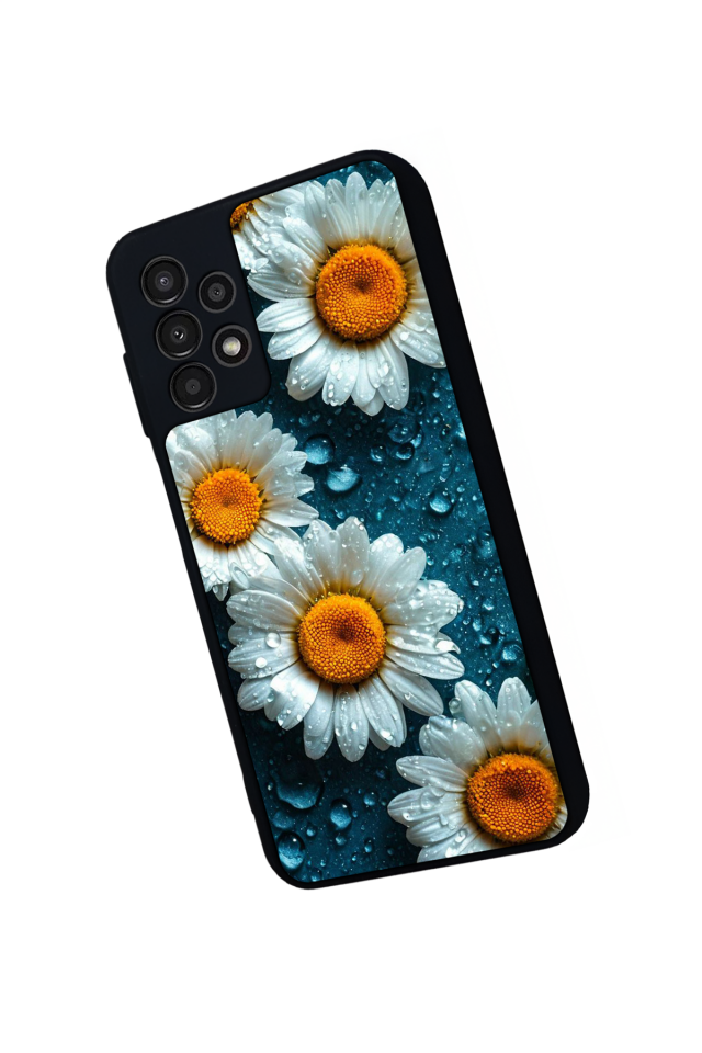 Samsung Galaxy A13 Uyumlu Cicek Tasarımlı Glossy Premium Kılıf
