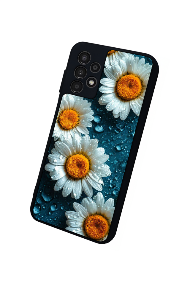 Samsung Galaxy A13 Uyumlu Cicek Tasarımlı Glossy Premium Kılıf