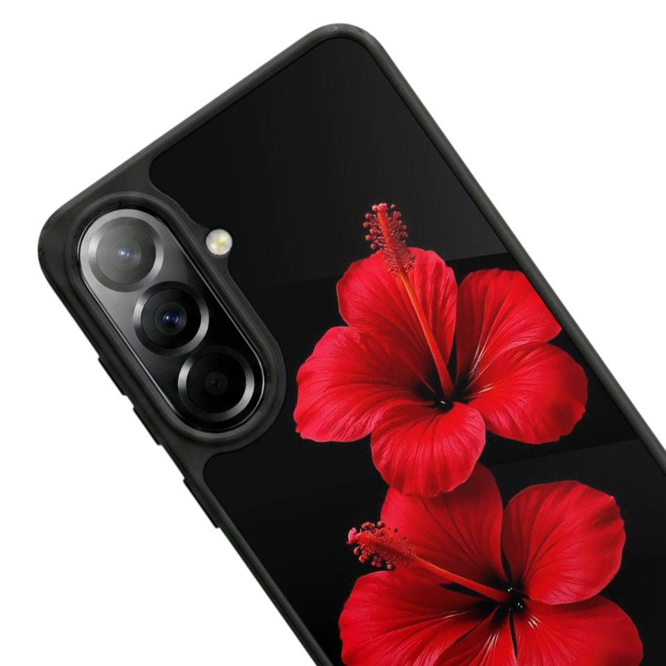 Samsung Galaxy A37 Uyumlu Cicek Tasarımlı Glossy Premium Kılıf