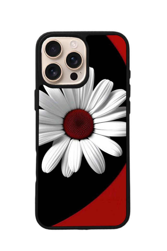 iPhone 14 Pro Uyumlu Cicek Tasarımlı Glossy Premium Kılıf
