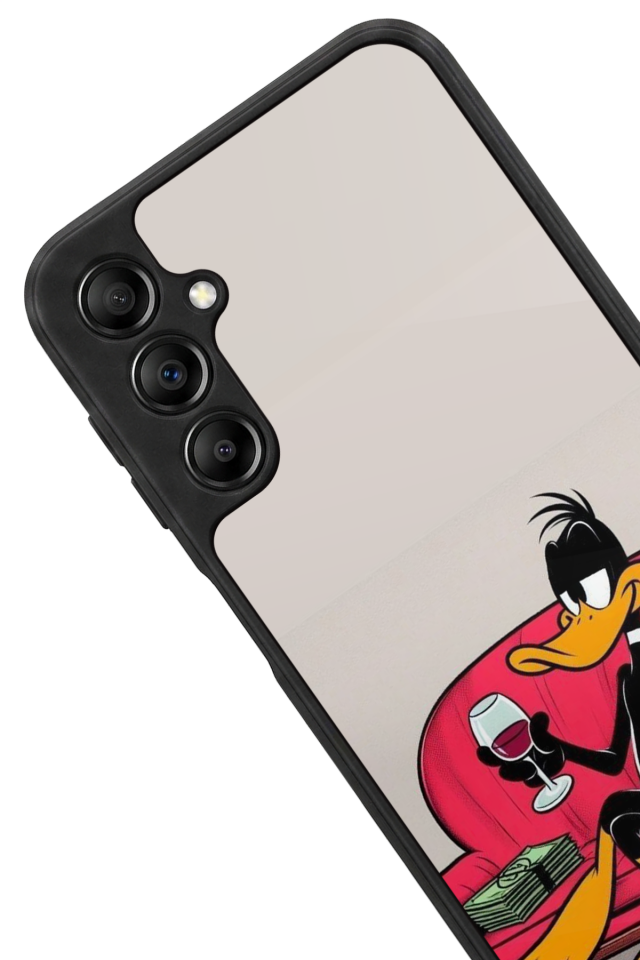 Samsung Galaxy A14 Uyumlu Daffy duck Tasarımlı Glossy Premium Kılıf