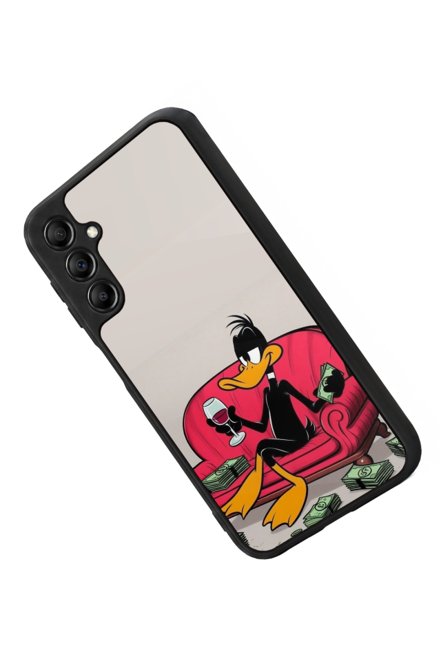 Samsung Galaxy A14 Uyumlu Daffy duck Tasarımlı Glossy Premium Kılıf