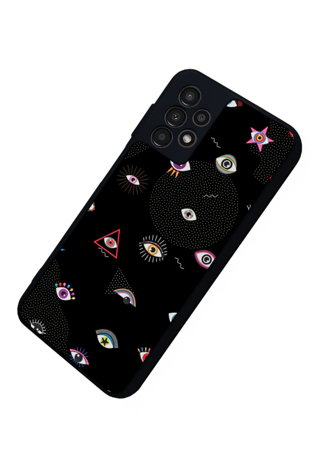 Samsung Galaxy A23 Uyumlu Göz Tasarımlı Glossy Premium Kılıf