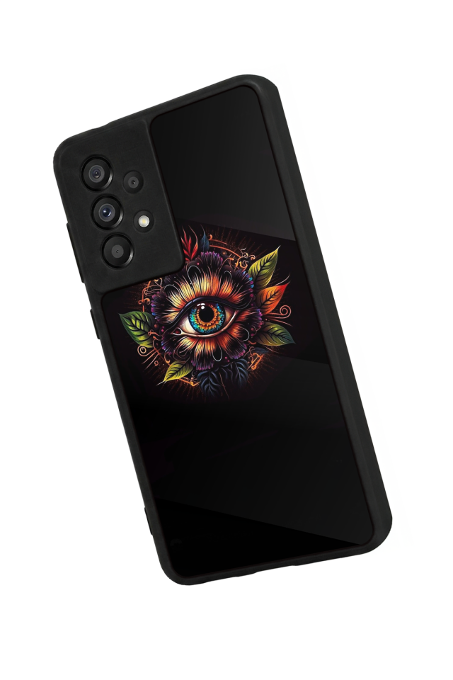 Samsung Galaxy A73 Uyumlu Göz Tasarımlı Glossy Premium Kılıf