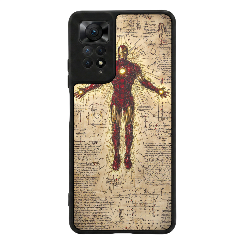 Xiaomi Redmi Note 12 Pro Uyumlu  Iron Man ( Demir Adam ) Tasarımlı Glossy Premium Kılıf