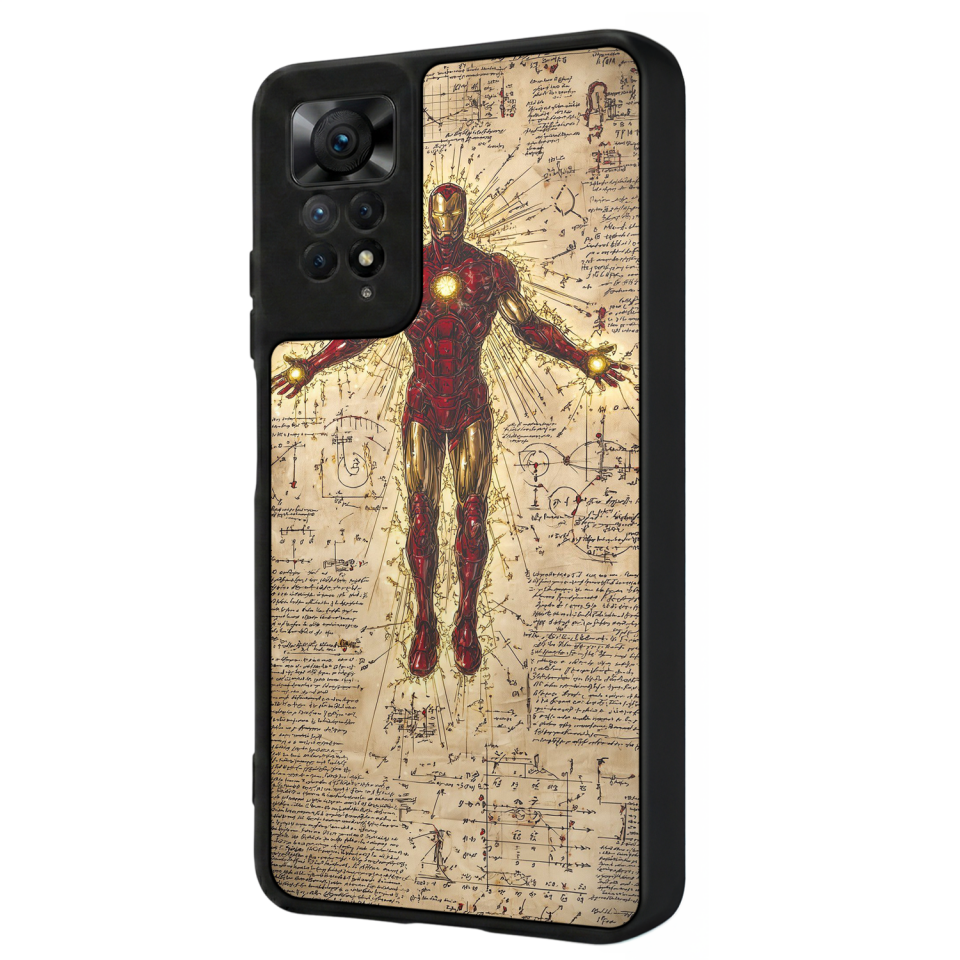 Xiaomi Redmi Note 12 Pro Uyumlu  Iron Man ( Demir Adam ) Tasarımlı Glossy Premium Kılıf