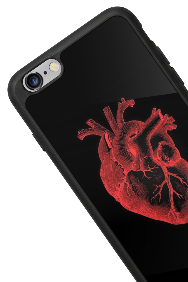 iPhone 6s Plus Uyumlu Kalp Love Tasarımlı Glossy Premium Kılıf