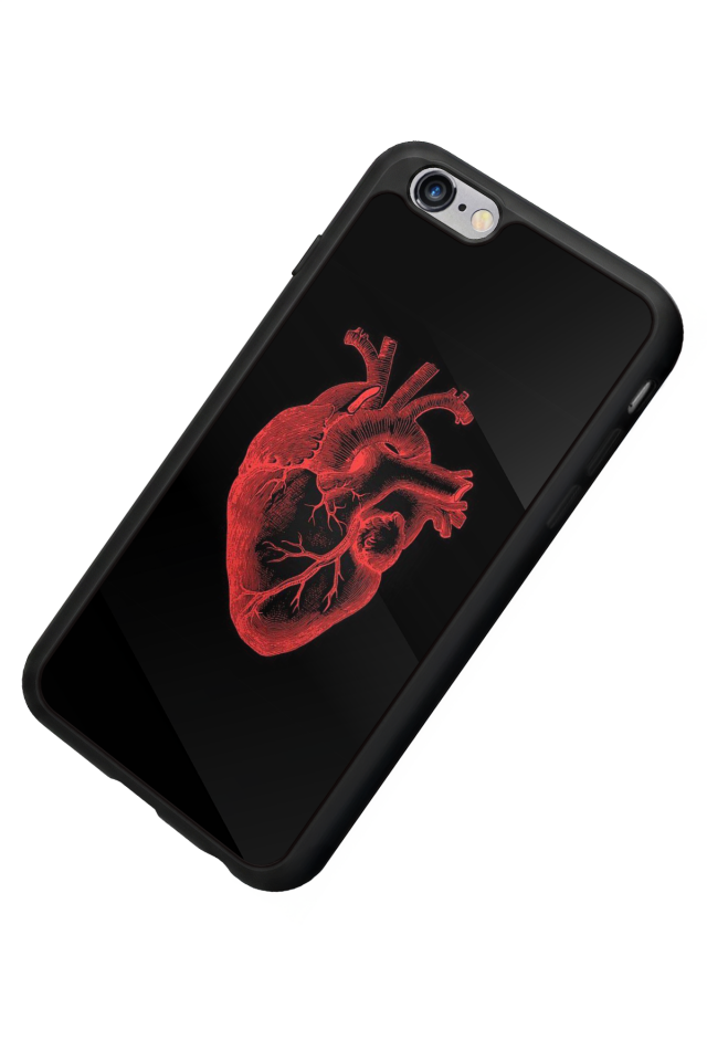 iPhone 6s Plus Uyumlu Kalp Love Tasarımlı Glossy Premium Kılıf