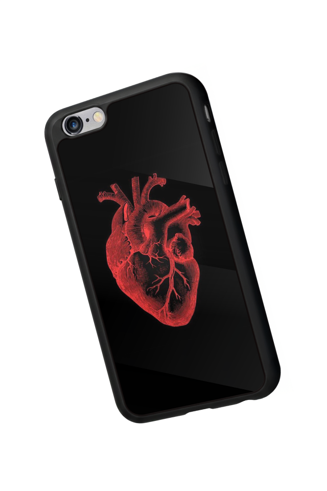 iPhone 6s Plus Uyumlu Kalp Love Tasarımlı Glossy Premium Kılıf