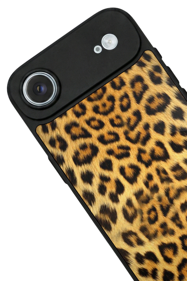 iPhone 17 Air Uyumlu Leopar Tasarımlı Glossy Premium Kılıf