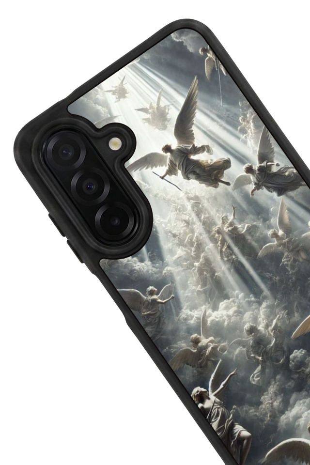 Samsung Galaxy A56 Uyumlu Melek Tasarımlı Glossy Premium Kılıf