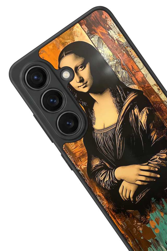 Samsung Galaxy S26 Uyumlu Monalisa Tasarımlı Glossy Premium Kılıf