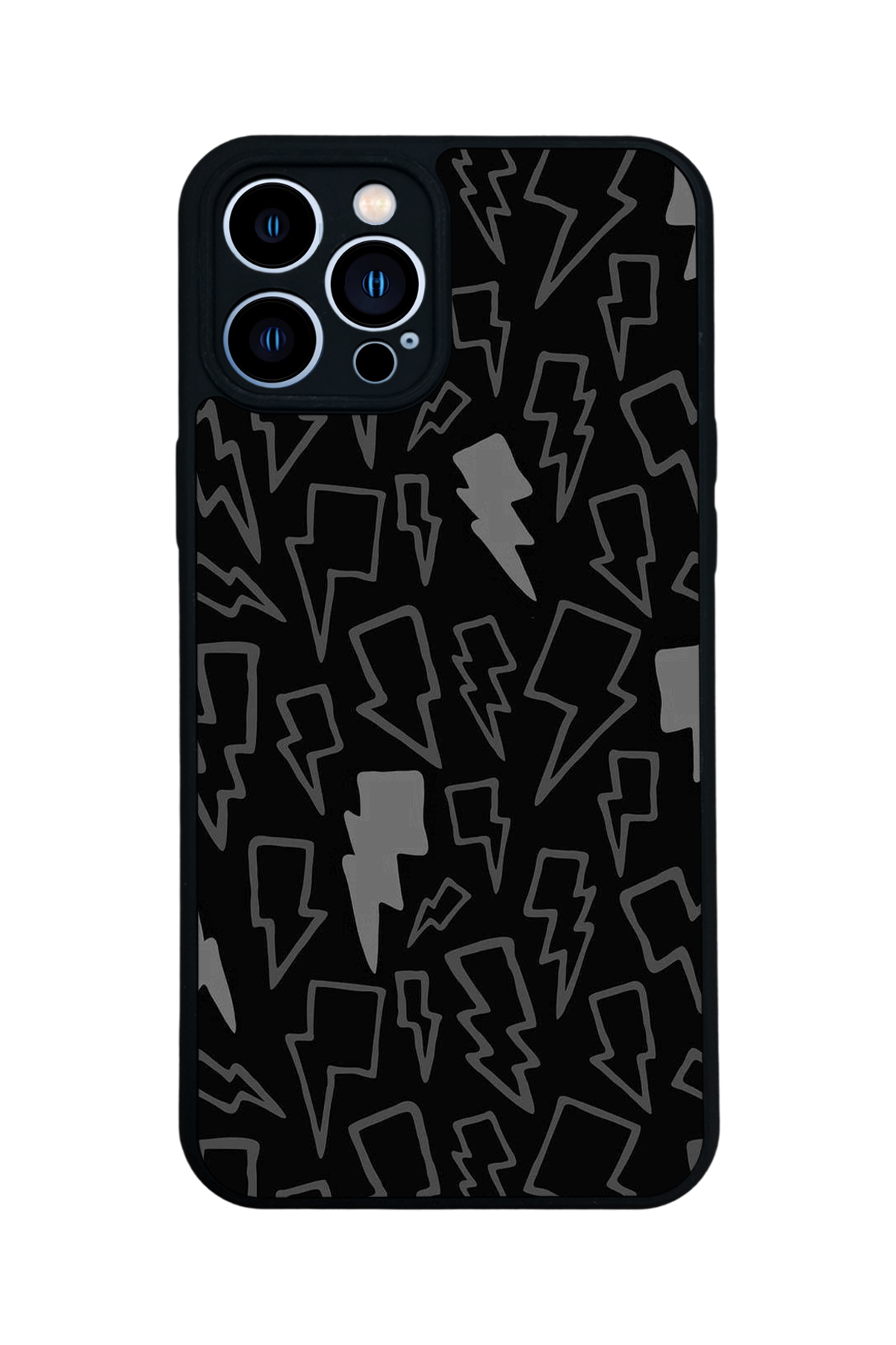iPhone 13 Pro Max Uyumlu Simsek Tasarımlı Glossy Premium Kılıf