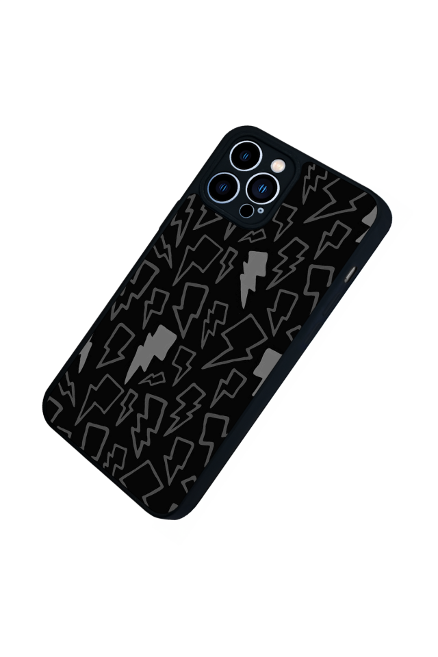 iPhone 13 Pro Max Uyumlu Simsek Tasarımlı Glossy Premium Kılıf