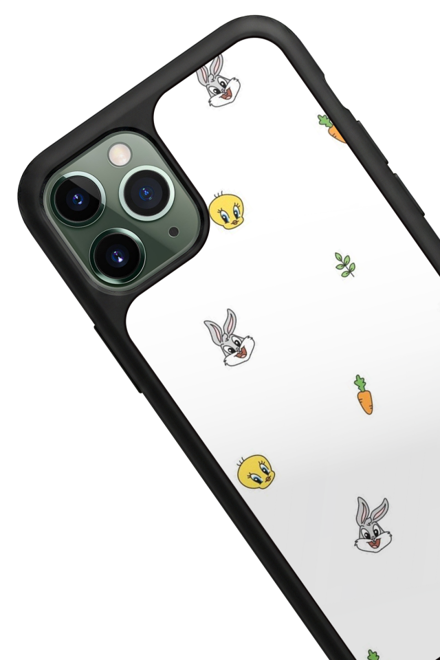 iPhone 11 Pro Uyumlu Tweety Tasarımlı Glossy Premium Kılıf