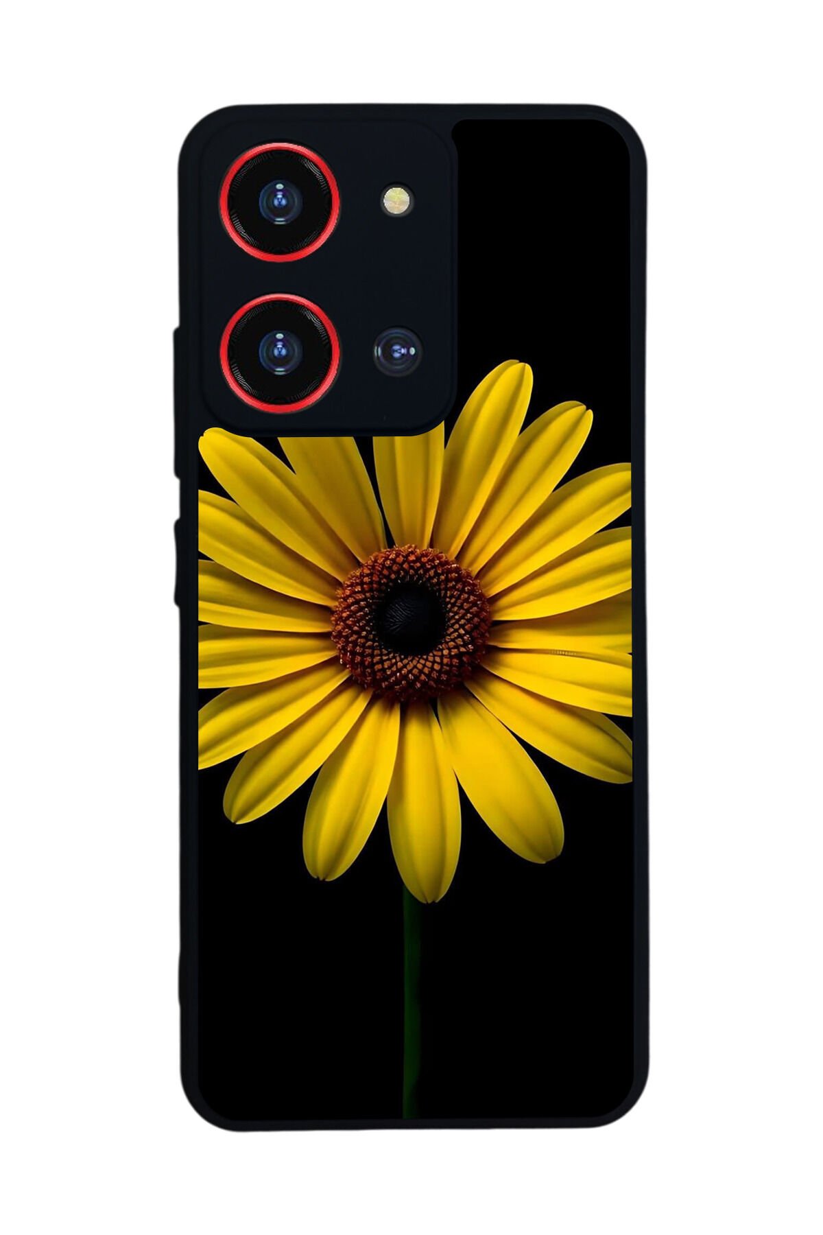 Reeder S19 Max Pro S 108MP Uyumlu Papatya Tasarımlı Glossy Premium Kılıf