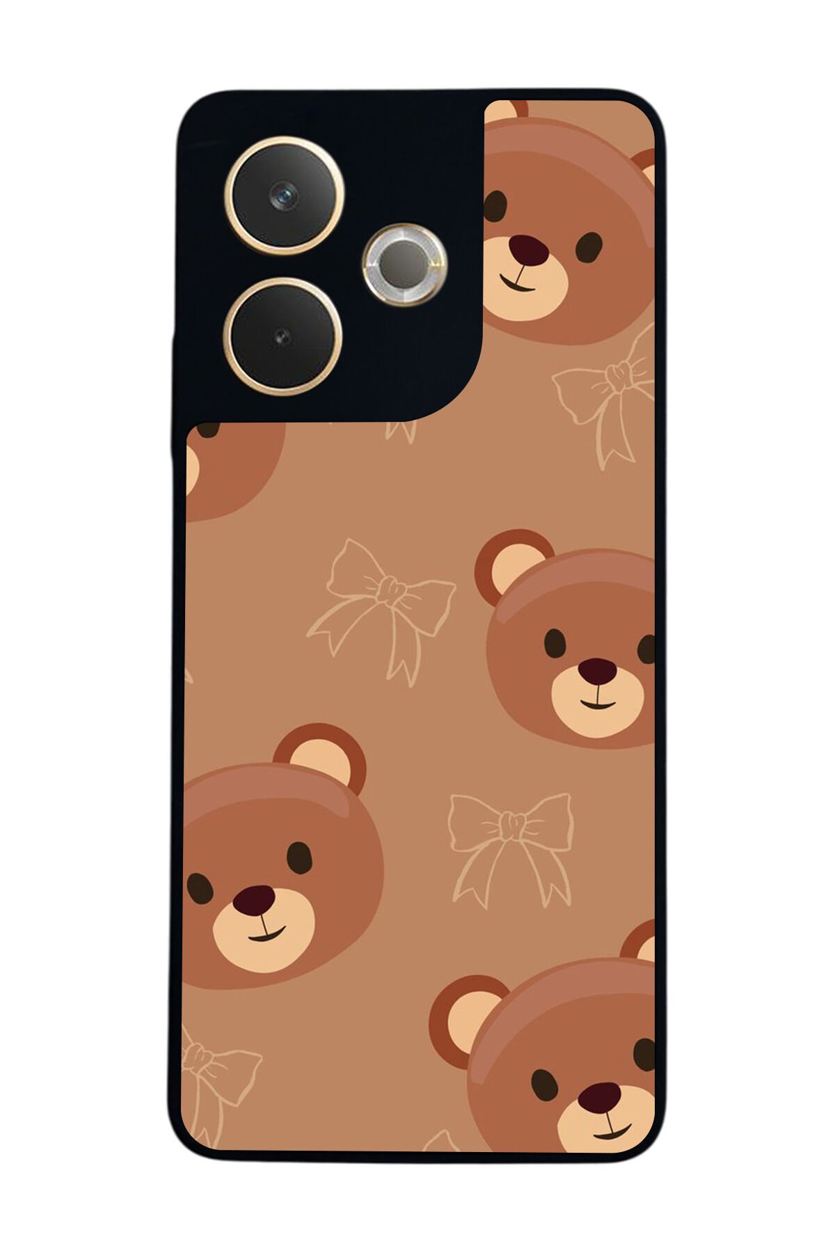 Oppo A5 Pro Uyumlu Ayı Tasarımlı Glossy Premium Kılıf