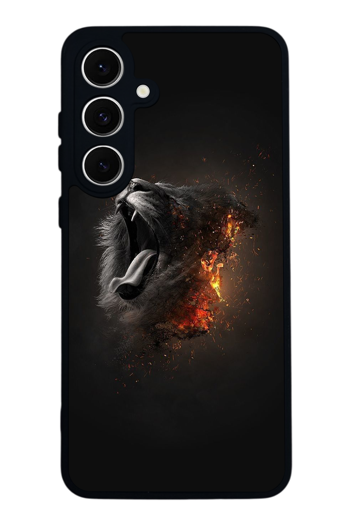 Samsung Galaxy A16 Uyumlu Aslan Tasarımlı Glossy Premium Kılıf