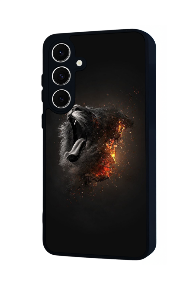 Samsung Galaxy A16 Uyumlu Aslan Tasarımlı Glossy Premium Kılıf