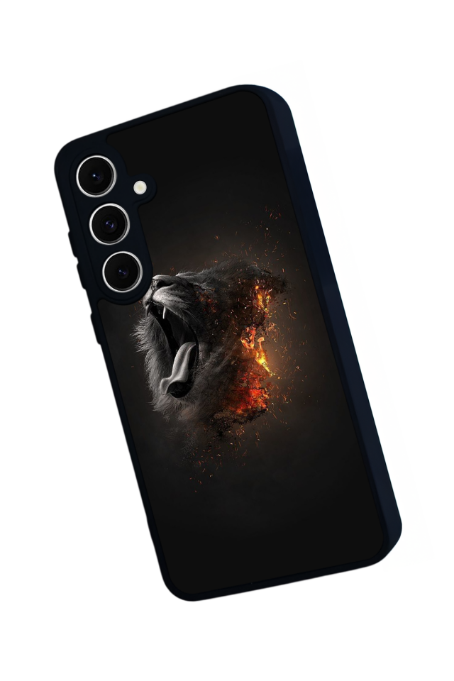 Samsung Galaxy A16 Uyumlu Aslan Tasarımlı Glossy Premium Kılıf