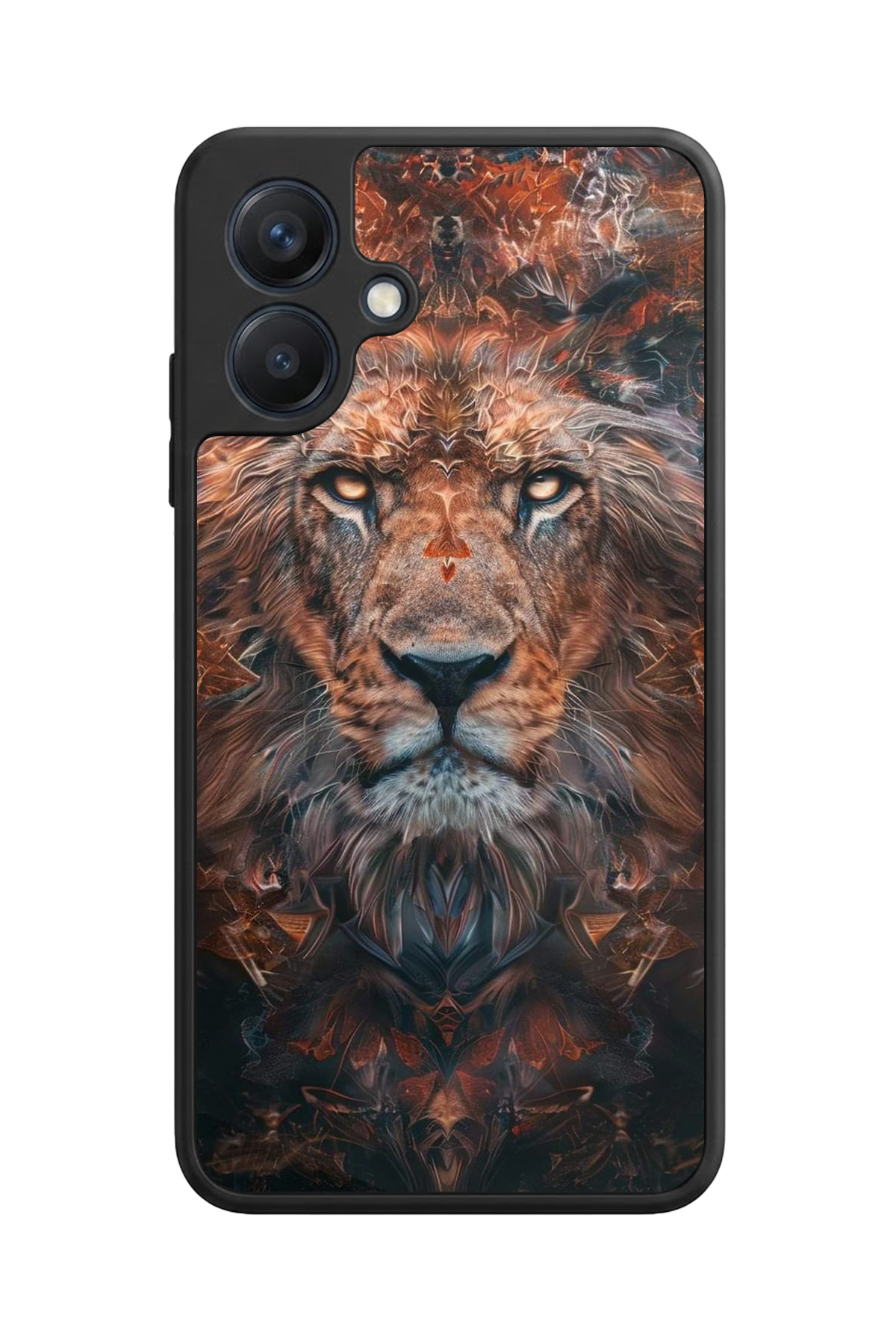 Samsung Galaxy A07 Uyumlu Aslan Tasarımlı Glossy Premium Kılıf