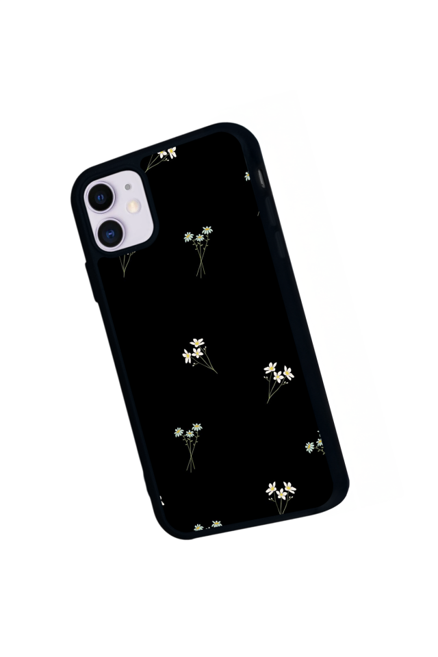 iPhone 11 Uyumlu Cicek Tasarımlı Glossy Premium Kılıf