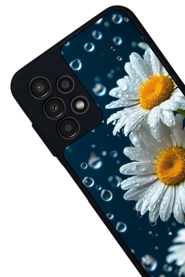 Samsung Galaxy A13 Uyumlu Cicek Tasarımlı Glossy Premium Kılıf