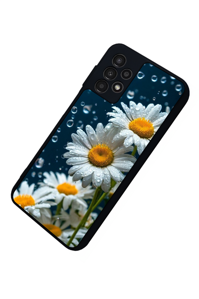 Samsung Galaxy A13 Uyumlu Cicek Tasarımlı Glossy Premium Kılıf