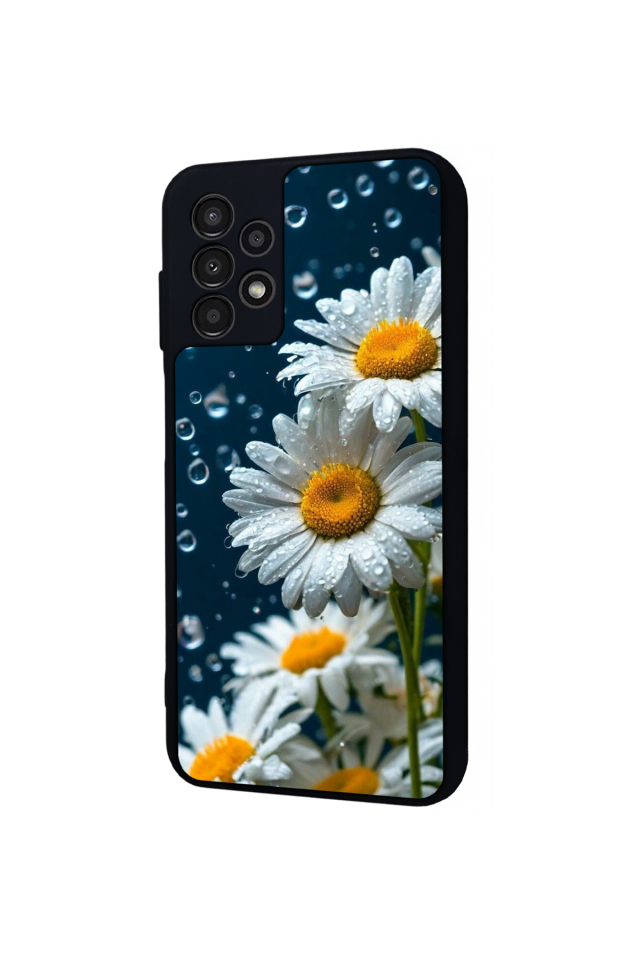 Samsung Galaxy A13 Uyumlu Cicek Tasarımlı Glossy Premium Kılıf