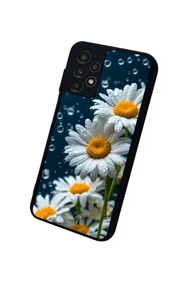 Samsung Galaxy A13 Uyumlu Cicek Tasarımlı Glossy Premium Kılıf