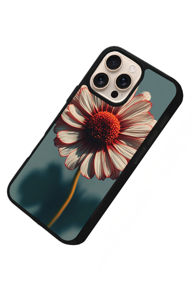 iPhone 14 Pro Uyumlu Cicek Tasarımlı Glossy Premium Kılıf