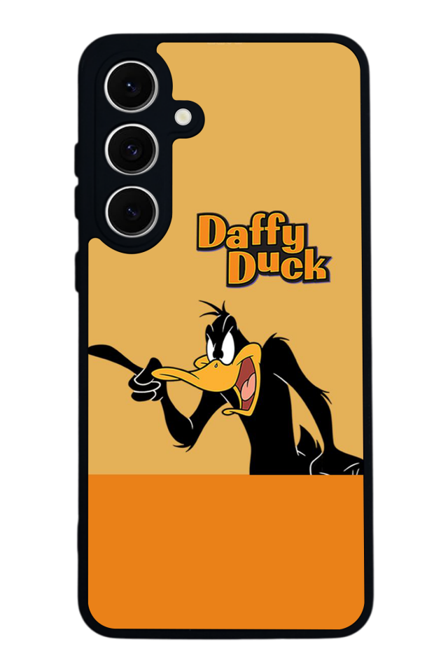 Samsung Galaxy S24 FE Uyumlu Daffy duck Tasarımlı Glossy Premium Kılıf